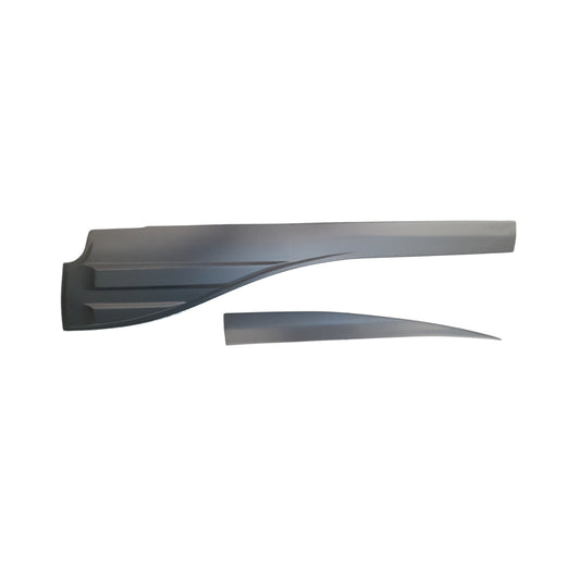 Ford Ranger 2012-2021 Upper Door Cladding - Matte Black
