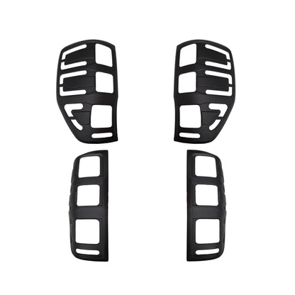 Ford Ranger 2012 - 2022 Tail Light Cover Trims - Matte Black