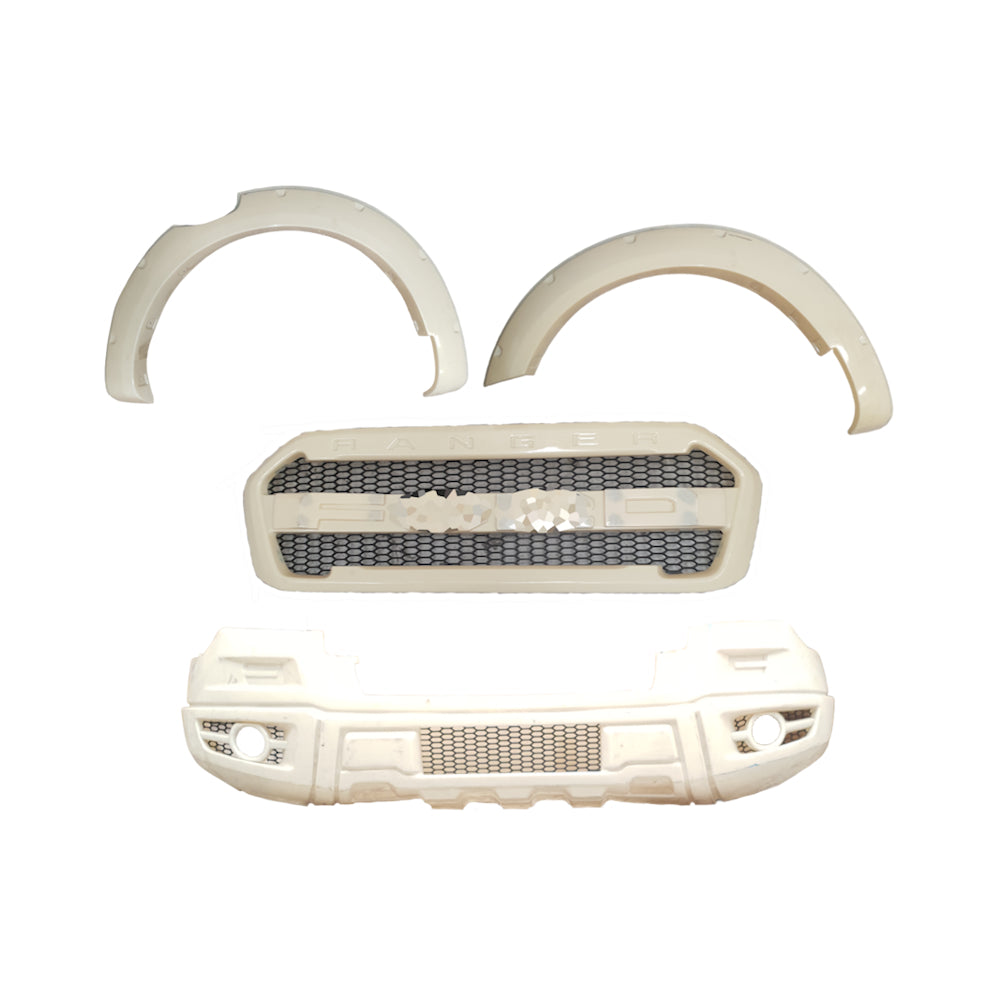 Ford Ranger T7 Kit, Bumper/Flares/Grill - Unpainted