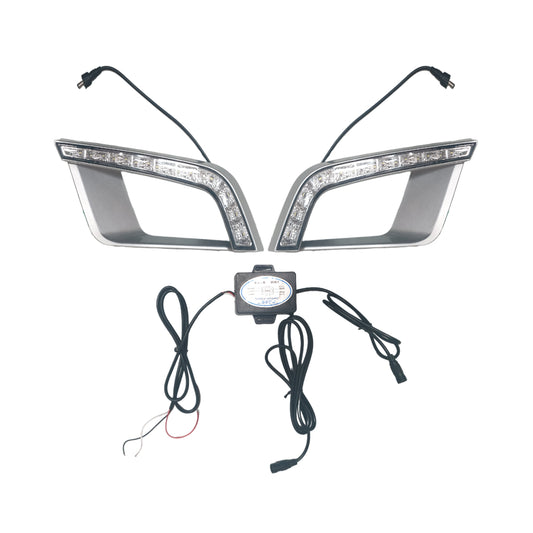 Ford Ranger T7 2016-2018 Wildtrak DRL Fog Light Covers - Square