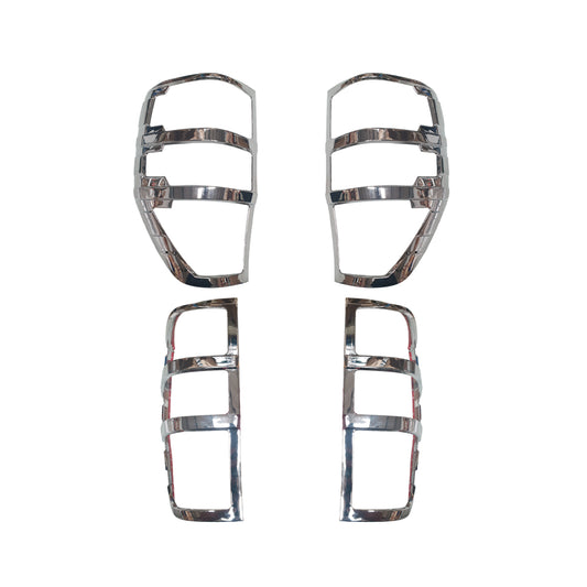 Ford Ranger 2012-2020 Taillight Trim, 2 Bar - Chrome