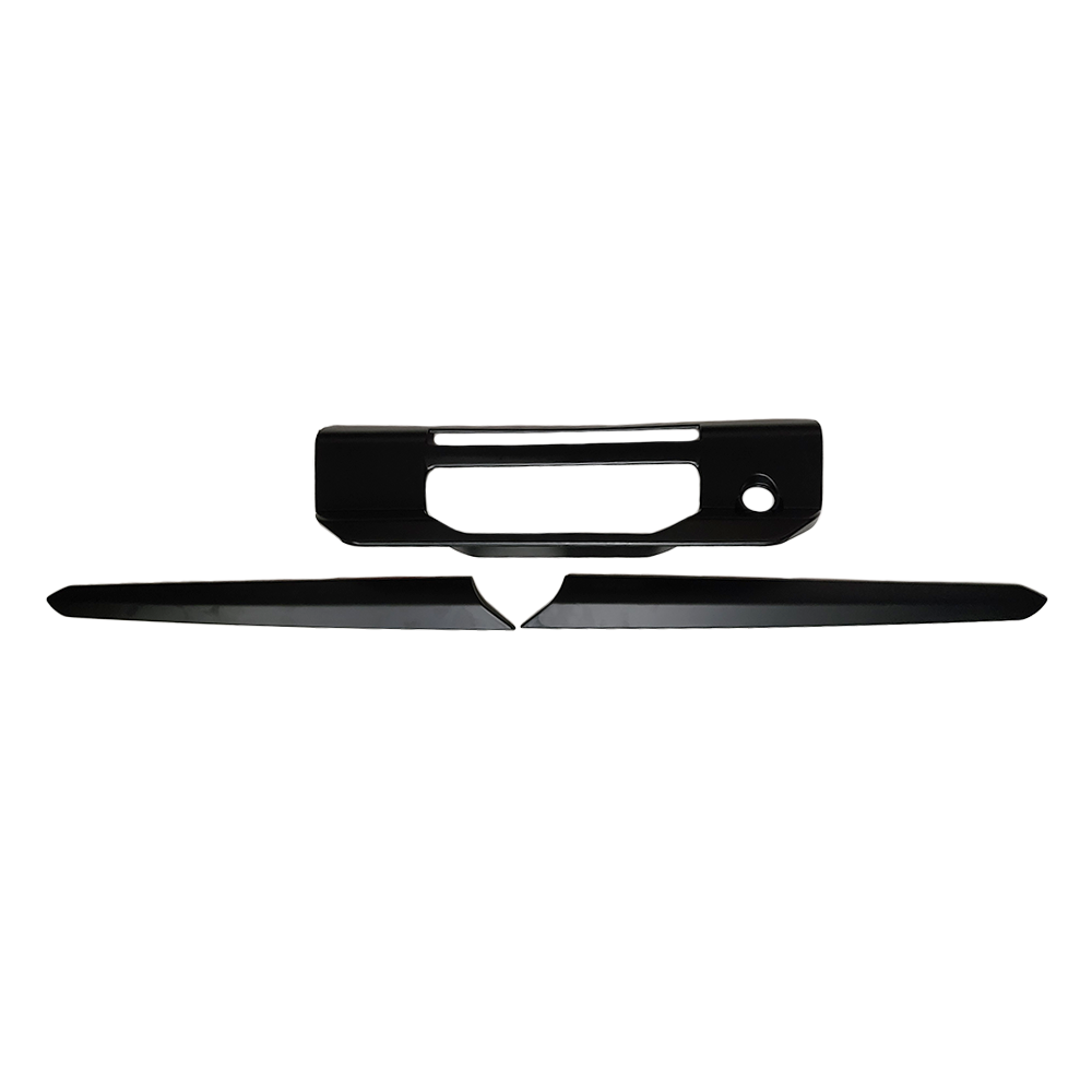 Ford Ranger 2023+ T9 Tail Gate Handle Cover 3pc Matt Black (CN)