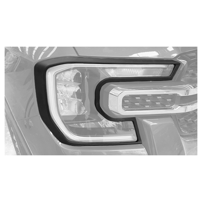 Ford Ranger 2023+ T9 Head Light Covers M/B High Spec (Thai)