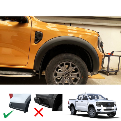 Ford Ranger 2023+ T9 V1 Fender Flares D/C OP M/B (Thai)