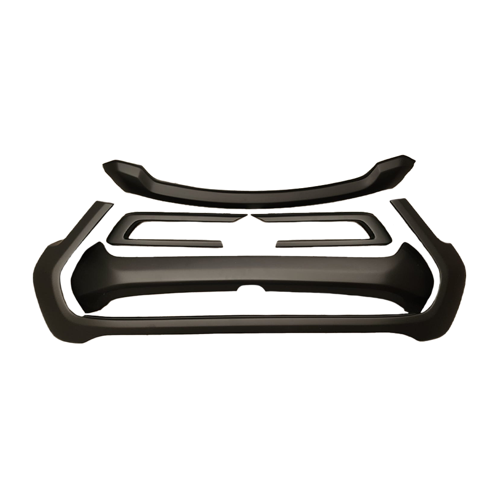 Toyota Hilux 2020-2023 Low Spec Out Kit Lower Model - Matte Black