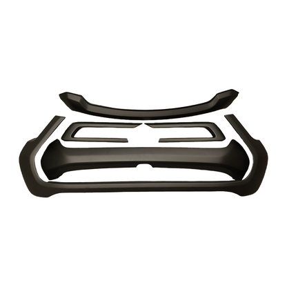 Toyota Hilux 2020-2023 Low Spec Out Kit Lower Model - Matte Black