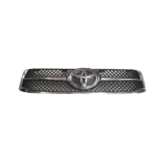 Toyota Hilux 2016-2018 V4 Upper Grill Black and Chrome with Badge - Open Box