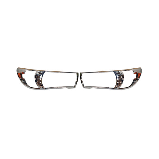 Toyota Hilux 2016-2018 Headlight Cover Trim - Chrome