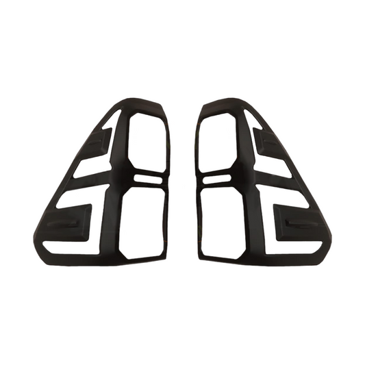 Toyota Hilux Revo (2016-2018) Tail Light Trims - Matt Black