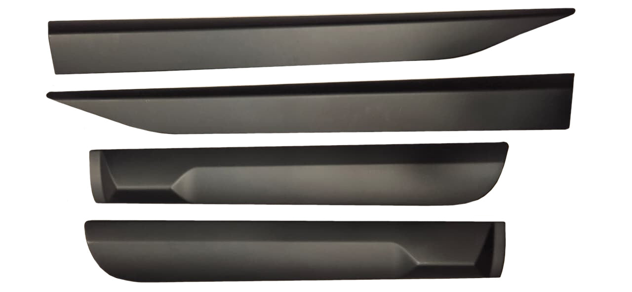 Toyota Hilux Revo Door Cladding Trim Double Cab- Matt Black (4 pcs) (2016-2026)