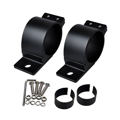 3" Spot Light Brackets set Black