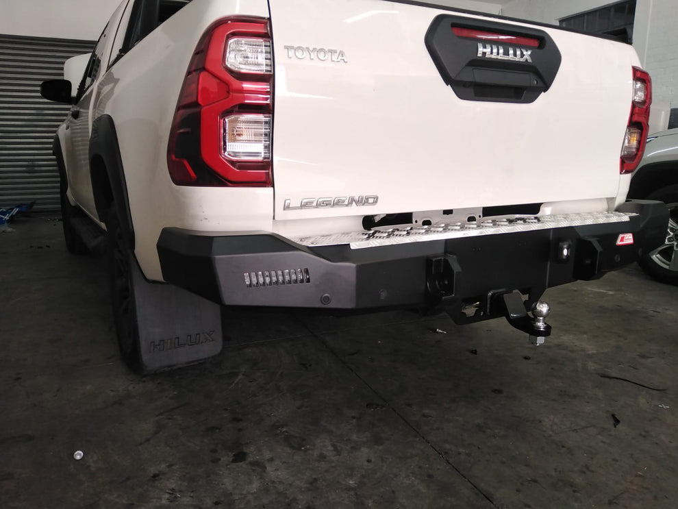 MCC Toyota Hilux GD6 (2016-Present) Rocker Rear Bumper w/ Towbar ...