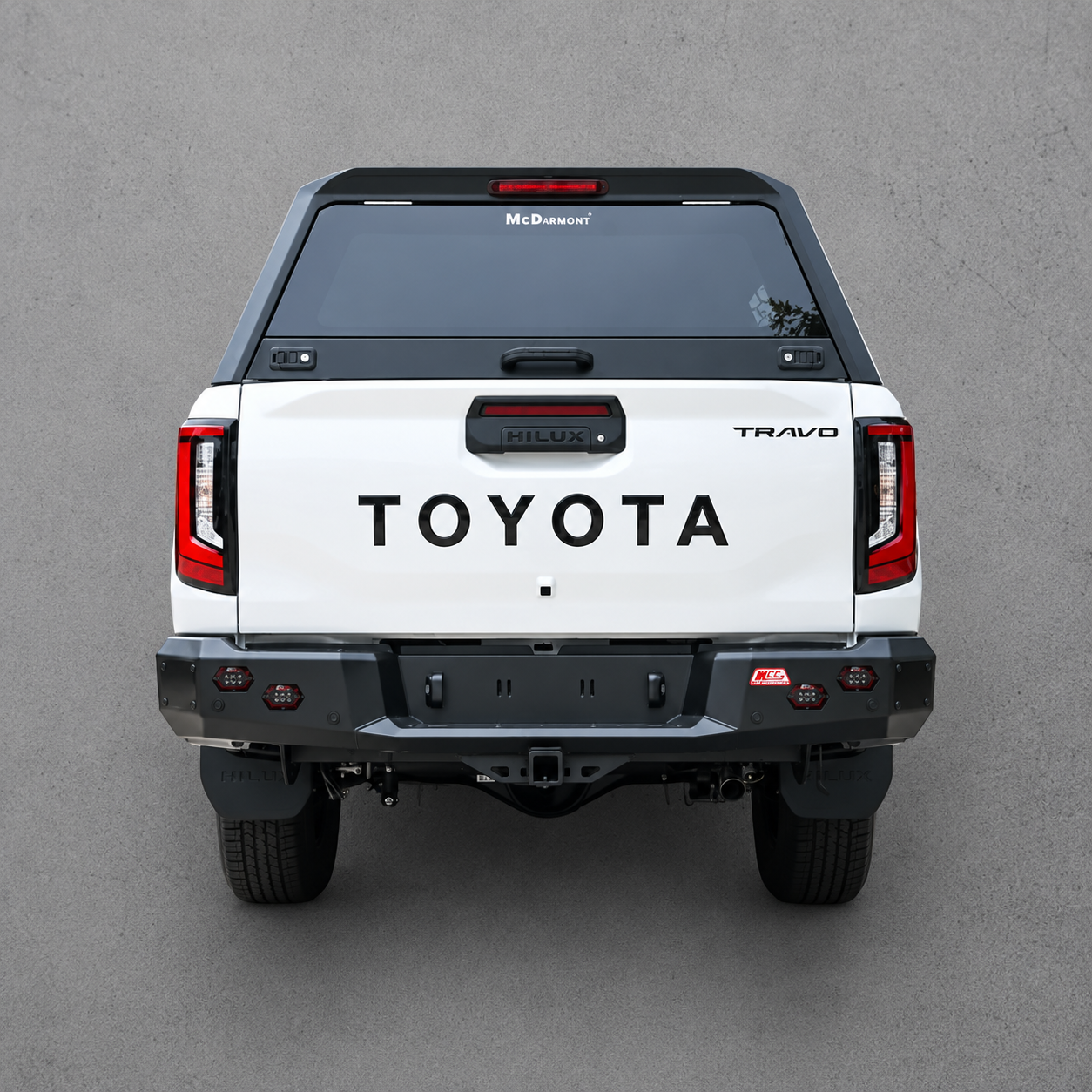 MCC Toyota Hilux Travo GD6 (2026-Present) Rocker Rear Bumper w/ Towbar ...