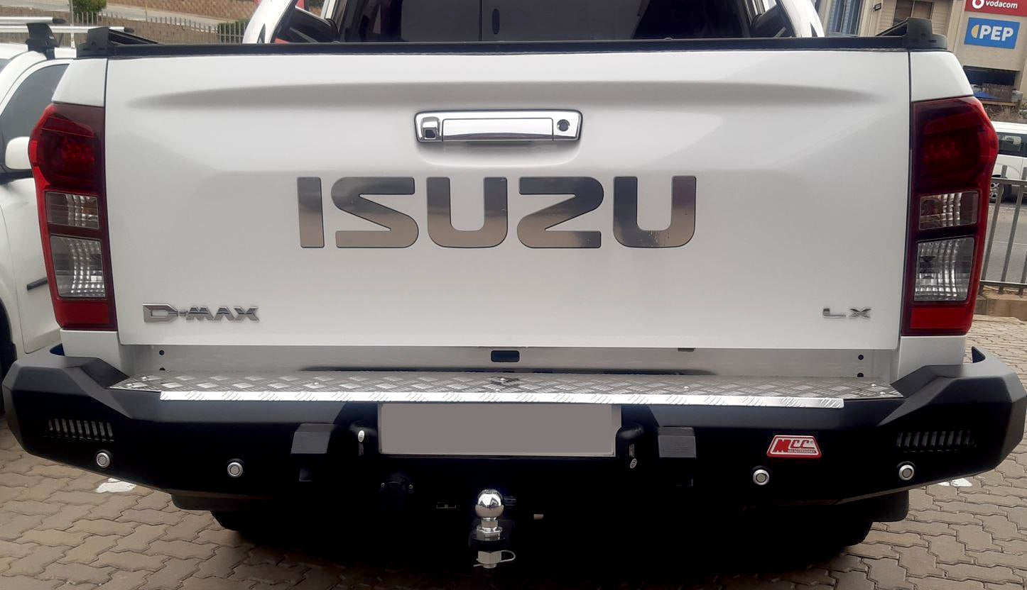 MCC Isuzu D-MAX RT50 & RT85 (2013-2022) Rocker Rear Bumper w/ Towbar ...