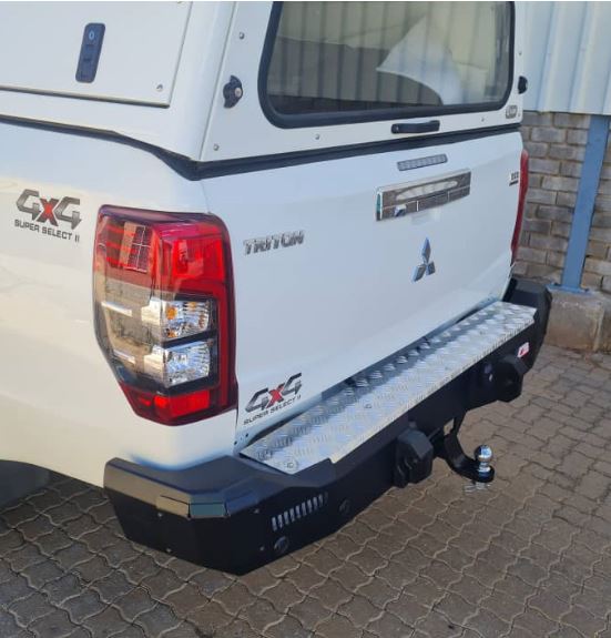 MCC Mitsubishi Triton MR Series (2019-Present) Rocker Rear Bumper w/ Towbar