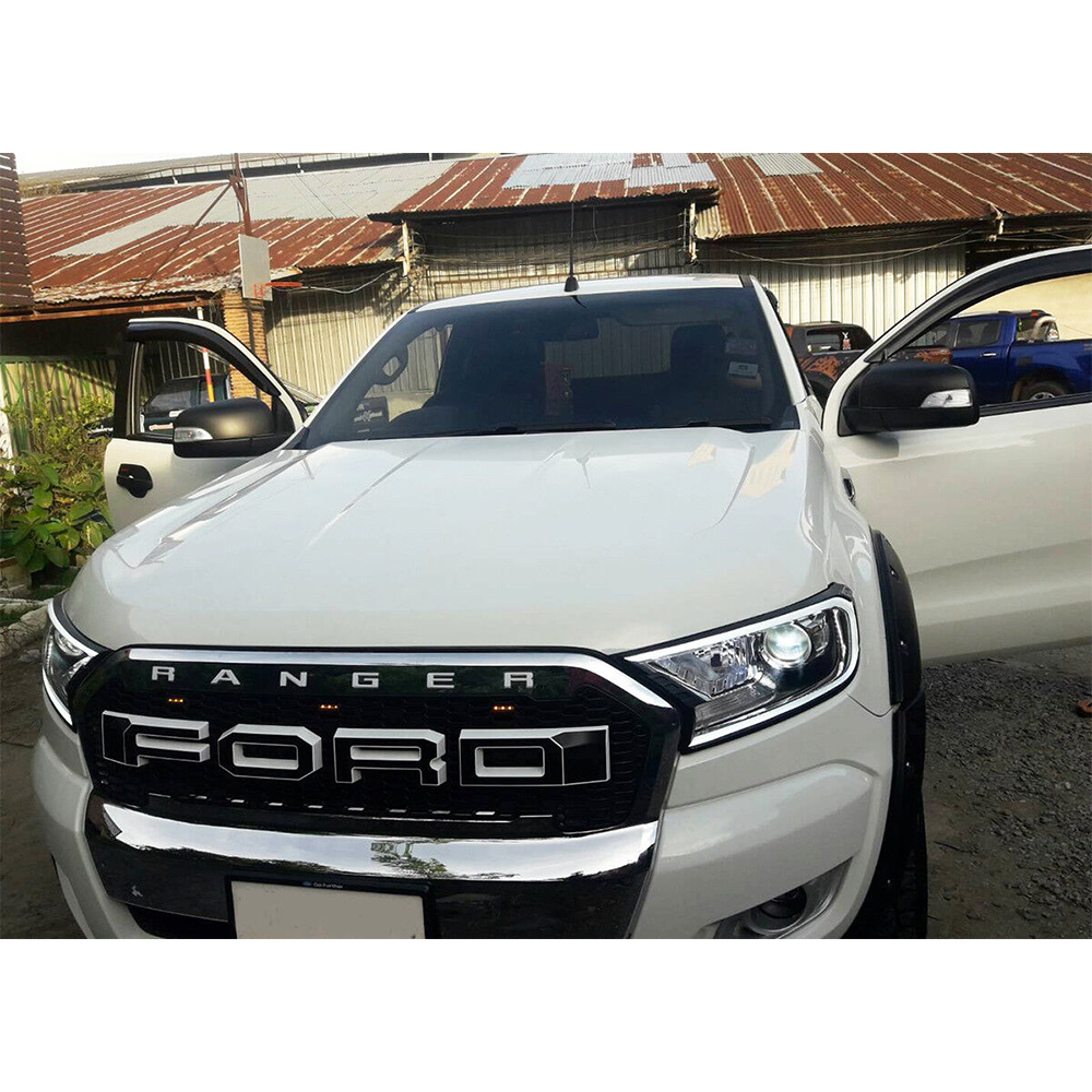 Ford Ranger 2016-2022 Head Light Cover With LED FITT