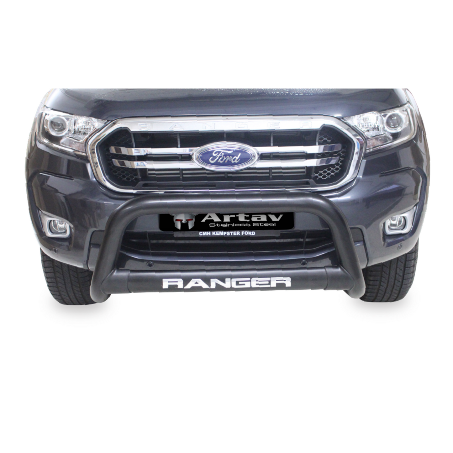 ARTAV Ford Ranger (2016-2022) T6 Facelift Nudge Bar - Stainless Steel