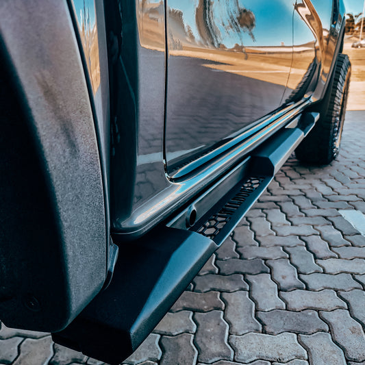 WILDOG Ford Ranger Next Gen T9 (2023-Present) Warrior Style Rock Sliders - Double Cab