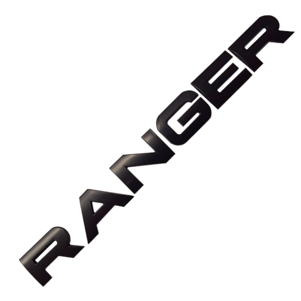 Ford Ranger Hood Logo – Matte Black (Aftermarket) Non OEM