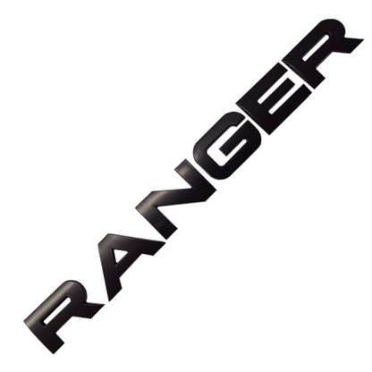 Ford Ranger Hood Logo – Matte Black (Aftermarket) Non OEM