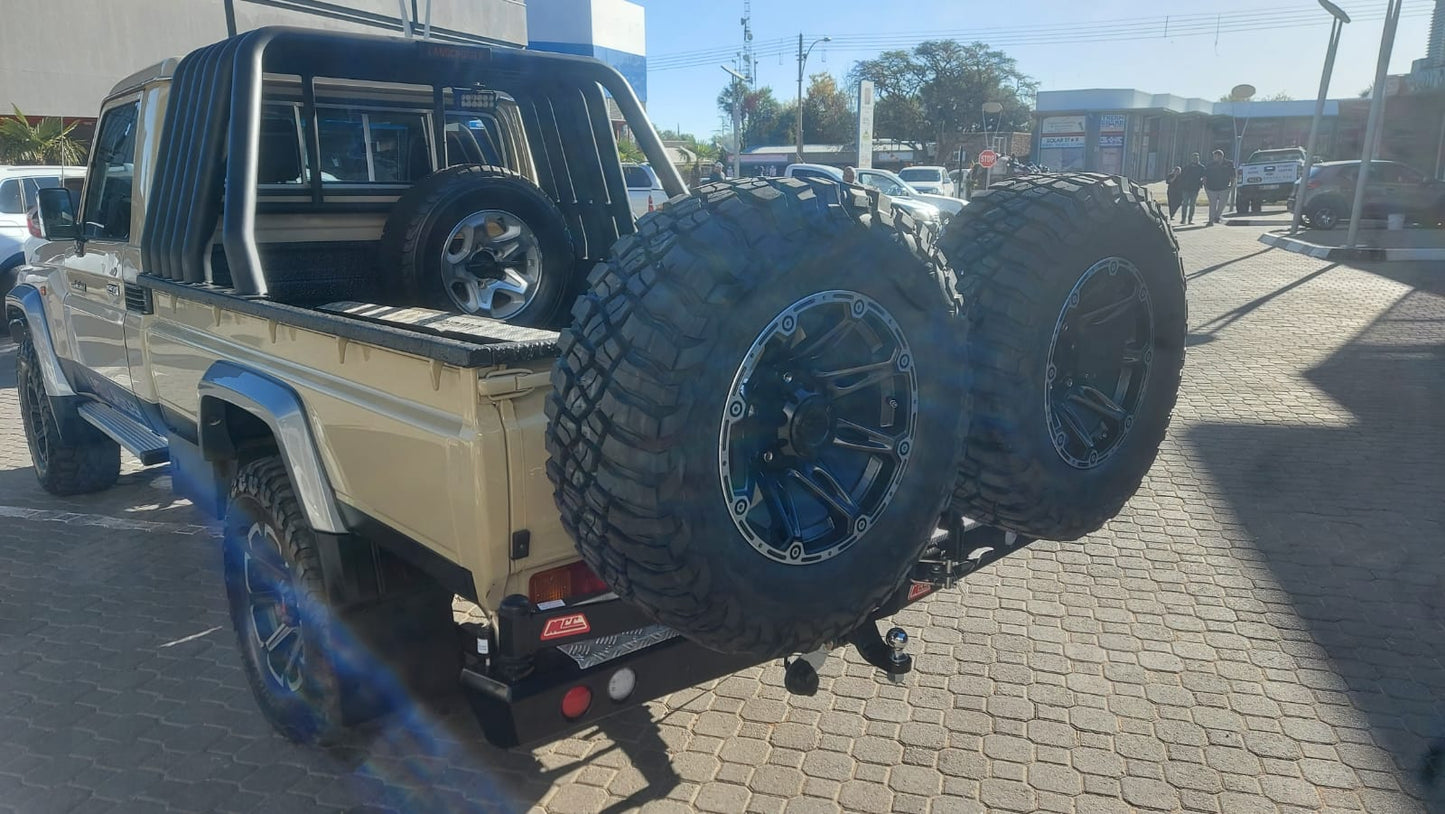 MCC Toyota Land Cruiser 70 Series (2007-Present) Rear Carrier Bumper w/ Towbar