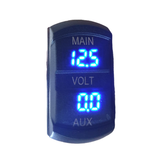 Toyota Old Big Dual Voltmeter
