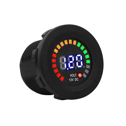 Round Colour Voltmeter