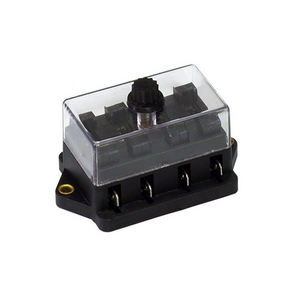 4-Way Fuse Box with Protective Cover (Standard fuse)