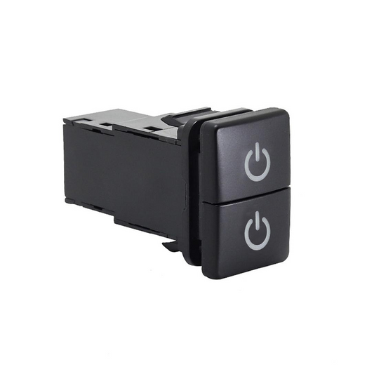 Dual Driving Lights Push Switch (Small 32x20mm)