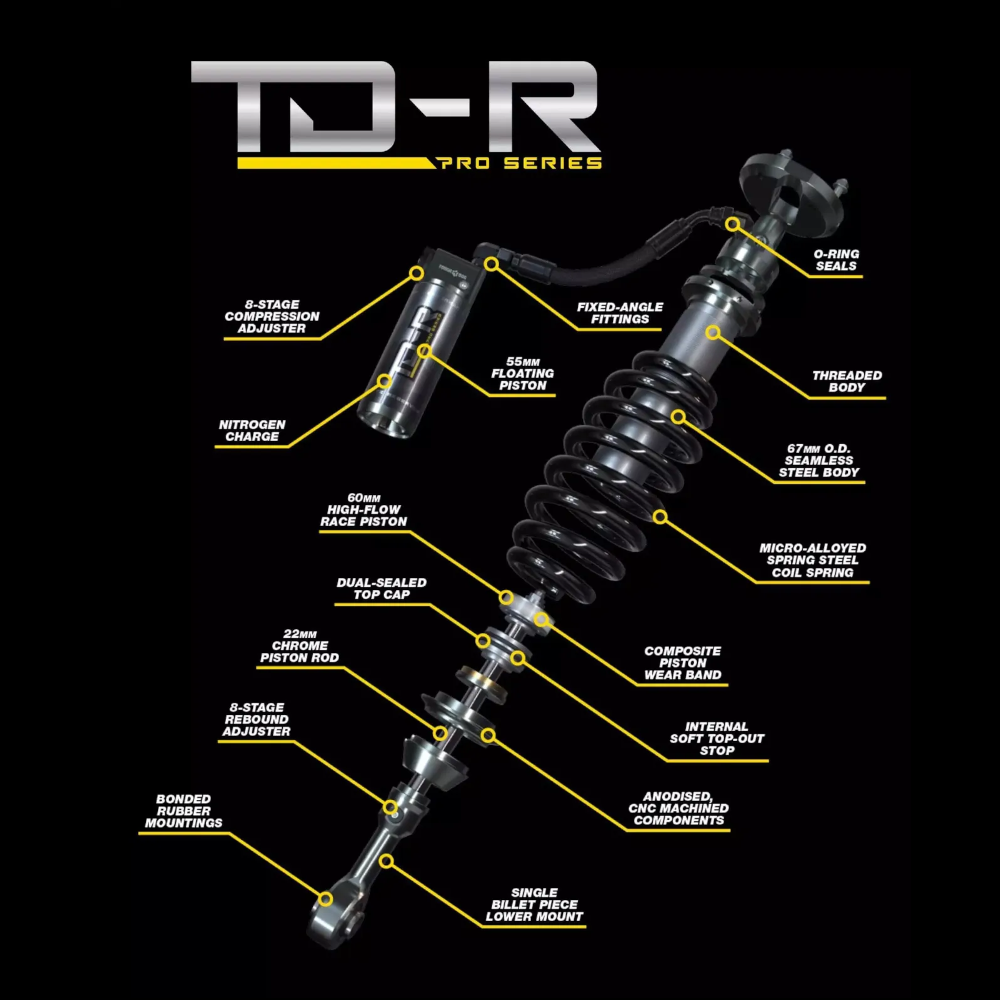Tough Dog VW Amarok (2023-Present) 45mm TD-R Pro Lift Kit