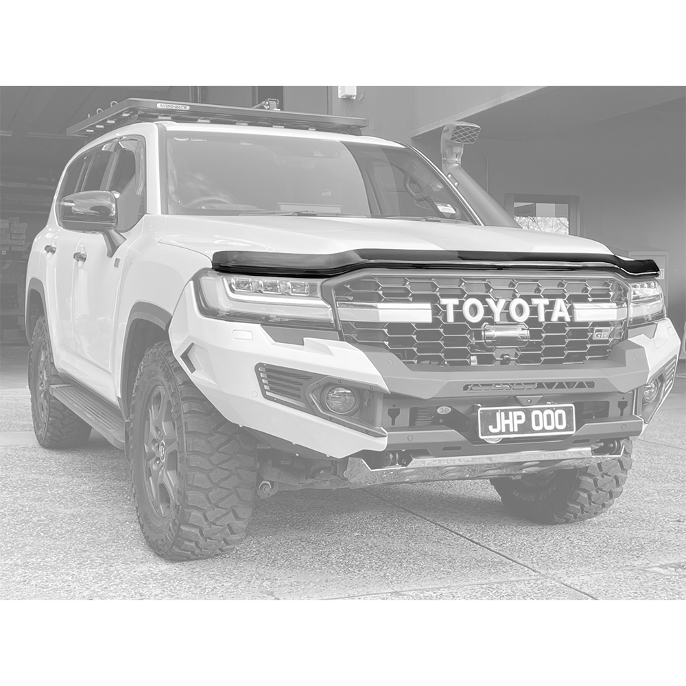 Toyota Landcruiser LC300 2022+ Bonnet Guard - Gloss black