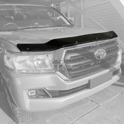 Toyota Landcruiser LC200 2016-2021 Bonnet Guard - Gloss black