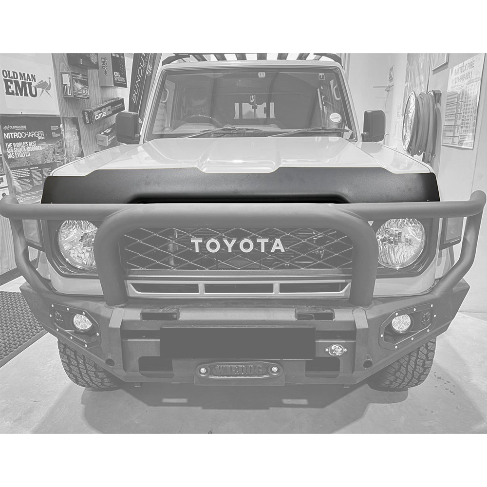 Toyota Land Cruiser 70 Series (2024-Present) Bonnet Guard - Matte Black