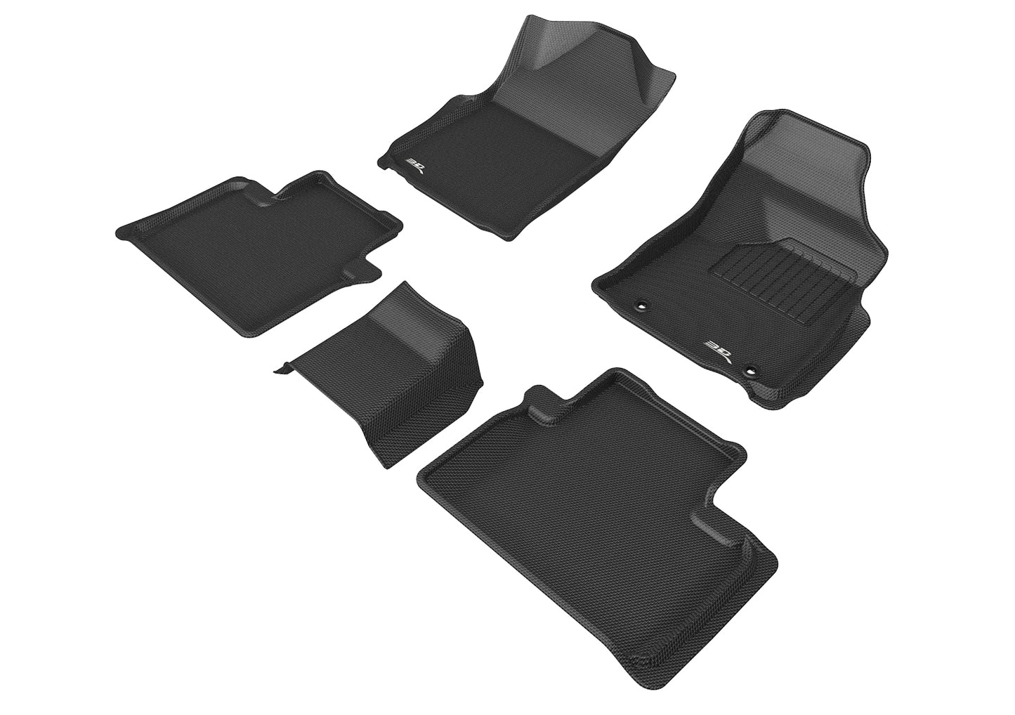 3D MAXpider KAGU Hilux 2016-Present Moulded Floor Mats