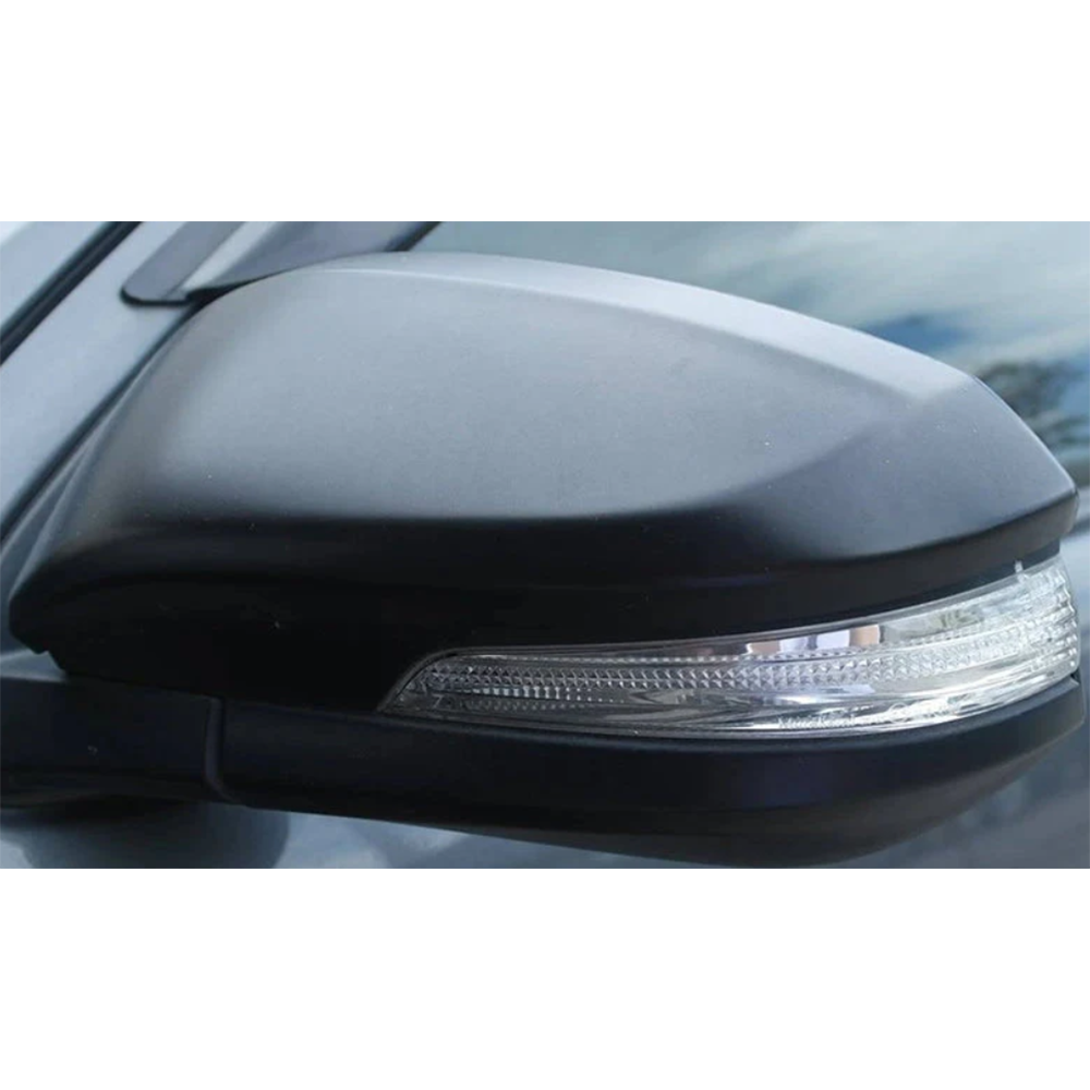 Toyota Hilux 2016–2025 Mirror Covers – Concave Black