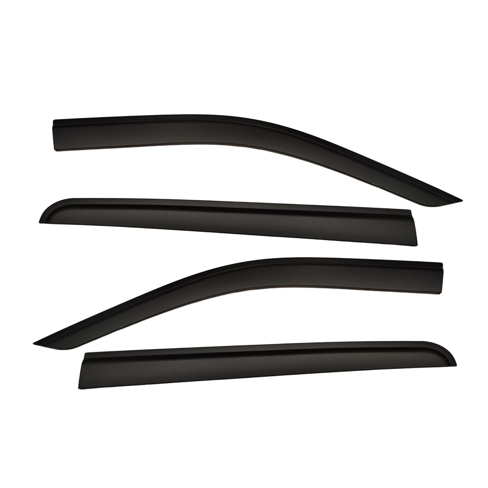 Mitsubishi Triton (2024-Present) Weather Guards - Matte Black