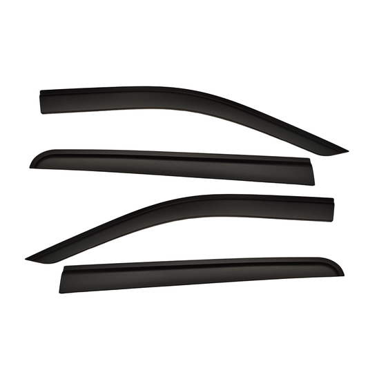 Mitsubishi Triton (2024-Present) Weather Guards - Matte Black