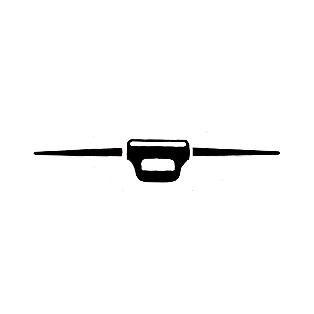 Mitsubishi Triton 2016-2019 Tail Gate Handle Cover 3 Piece Matt Black