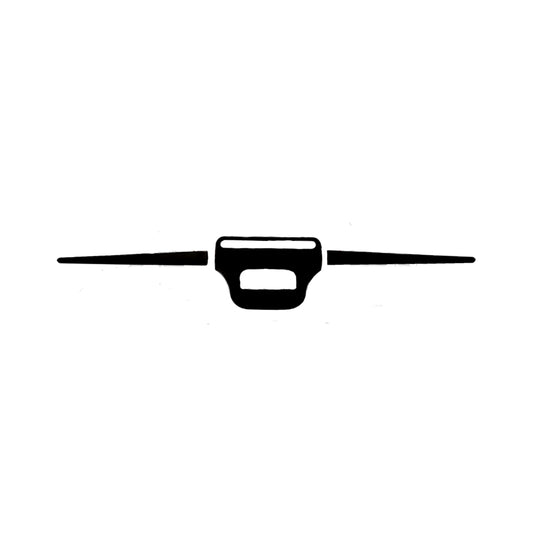 Mitsubishi Triton 2016-2019 Tail Gate Handle Cover 3 Piece Matt Black