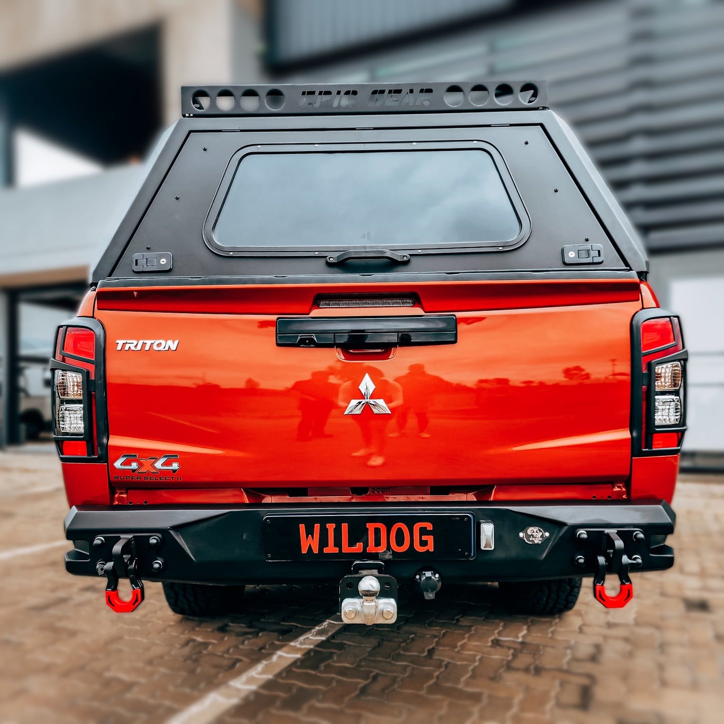 WILDOG Mitsubishi Triton (2019-2023) Alpha Style Rear Replacement Bumper