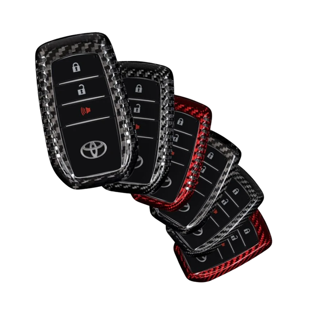 T-Carbon Toyota 3 Button Key Cover (Real Carbon Fibre)