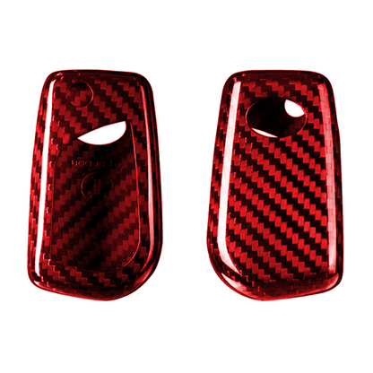T-Carbon Toyota 3 Button Key Cover Flip Key (Real Carbon Fibre)
