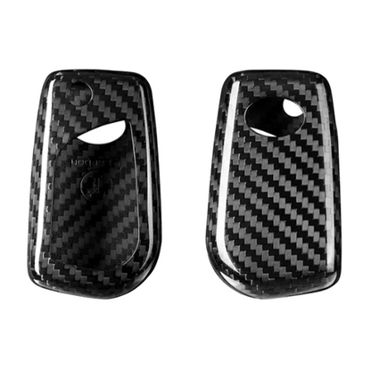 T-Carbon Toyota 3 Button Key Cover Flip Key (Real Carbon Fibre)