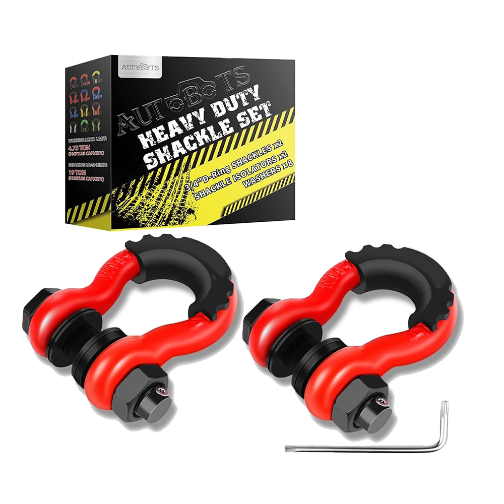 4.75T Anti Theft Recovery Shackles set