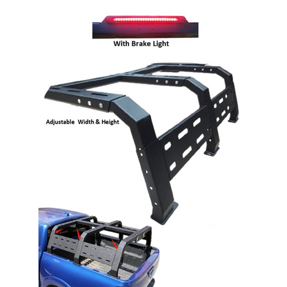 Universal Adjustable Bed Rack with Brake Light