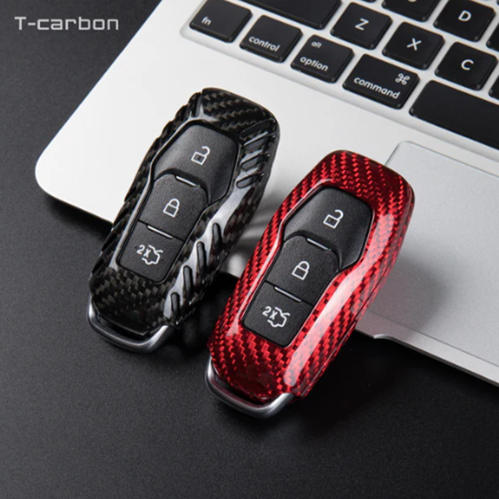 T-Carbon Ford 3 Button Key Cover (Real Carbon Fibre)
