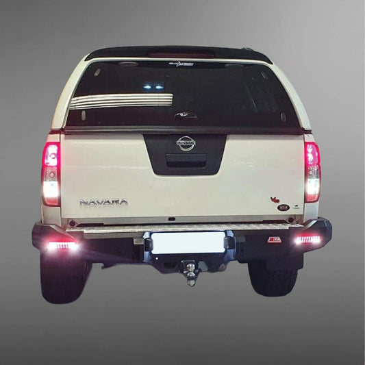 MCC Nissan Navara (2005-2017) Rocker Rear Replacement Bumper w/ Towbar