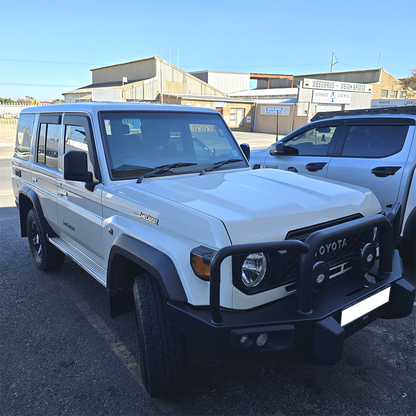 Toyota Land Cruiser 70 Series D/C Weather Guards - Matte Black