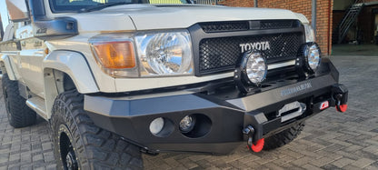 MCC Toyota Land Cruiser 70 Series (2007-Present) Low Loop Bullbar Bumper