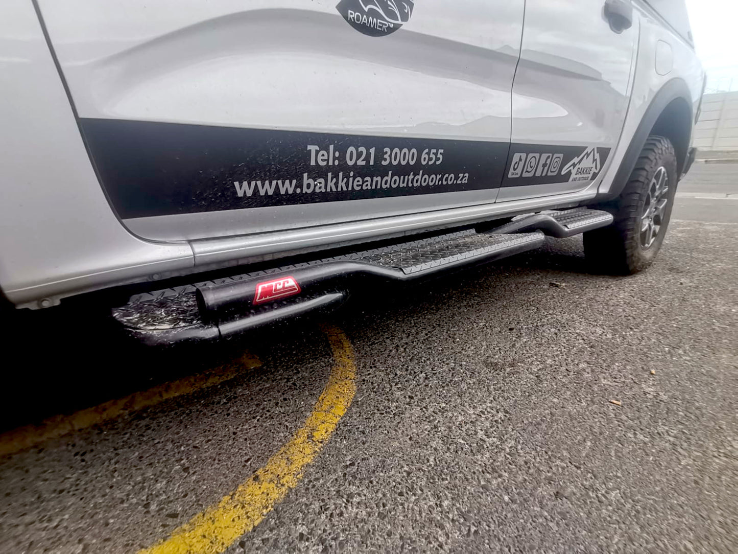 MCC Ford Ranger Next Gen (2023-Present) Twisted Style Side Steps - Double/Extended Cab